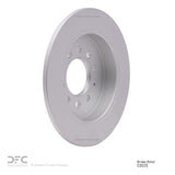 Dynamic Friction 2007-2008 Hyundai Tiburon Rear GeoSPEC Coated Rotor (282x10 Solid) by Dynamic Friction Company 604-03025