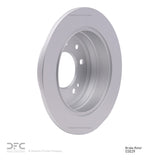 Dynamic Friction 2009-2016 Hyundai Tucson Rear GeoSPEC Coated Rotor (262x10 Solid) by Dynamic Friction Company 604-03029