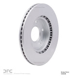 Dynamic Friction 2011-2025 Hyundai Elantra Coupe Front GeoSPEC Coated Rotor (280x23 Vented) by Dynamic Friction Company 604-03038
