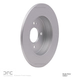 Dynamic Friction 2012-2025 Dodge Attitude (Mexico) Rear GeoSPEC Coated Rotor (262x10 Solid) by Dynamic Friction Company 604-03041
