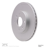 Dynamic Friction 2012-2025 Dodge Attitude (Mexico) Front GeoSPEC Coated Rotor (256x22 Vented) by Dynamic Friction Company 604-03042