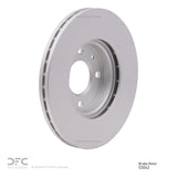 Dynamic Friction 2012-2025 Dodge Attitude (Mexico) Front GeoSPEC Coated Rotor (256x22 Vented) by Dynamic Friction Company 604-03042