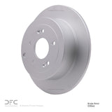 Dynamic Friction 2007-2009 Hyundai Santa Fe Rear GeoSPEC Coated Rotor (302x11.1 Solid) by Dynamic Friction Company 604-03046