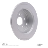Dynamic Friction 2007-2009 Hyundai Santa Fe Rear GeoSPEC Coated Rotor (302x11.1 Solid) by Dynamic Friction Company 604-03046