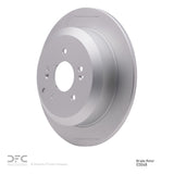 Dynamic Friction 2007-2012 Hyundai Veracruz Rear GeoSPEC Coated Rotor (324x12 Solid) by Dynamic Friction Company 604-03048