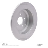 Dynamic Friction 2007-2012 Hyundai Veracruz Rear GeoSPEC Coated Rotor (324x12 Solid) by Dynamic Friction Company 604-03048
