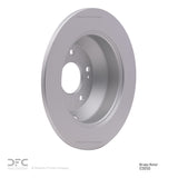 Dynamic Friction 2010-2021 Hyundai Santa Fe Sport Rear GeoSPEC Coated Rotor (302x11 Solid) by Dynamic Friction Company 604-03050