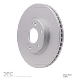 Dynamic Friction 2010-2013 Hyundai Santa Fe Front GeoSPEC Coated Rotor (300x28 Vented) by Dynamic Friction Company 604-03051