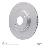 Dynamic Friction 2015-2025 Hyundai Kona EV Front GeoSPEC Coated Rotor (305x25 Vented) by Dynamic Friction Company 604-03054