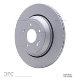 Dynamic Friction 2018-2023 Genesis G70 Rear GeoSPEC Coated Rotor (330x22 Vented) by Dynamic Friction Company 604-03056