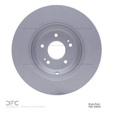 Dynamic Friction 2018-2023 Genesis G70 Rear GeoSPEC Coated Rotor (330x22 Vented) by Dynamic Friction Company 604-03056