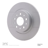 Dynamic Friction 2014-2019 Fiat 500L Rear GeoSPEC Coated Rotor (264x10 Solid) by Dynamic Friction Company 604-07003