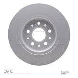 Dynamic Friction 2014-2019 Fiat 500L Rear GeoSPEC Coated Rotor (264x10 Solid) by Dynamic Friction Company 604-07003