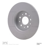 Dynamic Friction 2014-2019 Fiat 500L Rear GeoSPEC Coated Rotor (264x10 Solid) by Dynamic Friction Company 604-07003