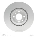 Dynamic Friction 2012-2019 Fiat 500E Front GeoSPEC Coated Rotor (284x22 Vented) by Dynamic Friction Company 604-07004
