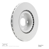 Dynamic Friction 2012-2019 Fiat 500E Front GeoSPEC Coated Rotor (284x22 Vented) by Dynamic Friction Company 604-07004