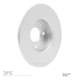 Dynamic Friction 2013-2019 Fiat 500E Rear GeoSPEC Coated Rotor (251x10 Solid) by Dynamic Friction Company 604-07005