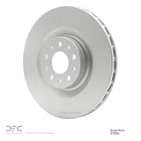 Dynamic Friction 2014-2019 Fiat 500L Front GeoSPEC Coated Rotor (305x28 Vented) by Dynamic Friction Company 604-07006