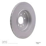 Dynamic Friction 2010-2013 Land Rover Range Rover Sport Rear GeoSPEC Coated Rotor (365x20 Vented) by Dynamic Friction Company 604-11020