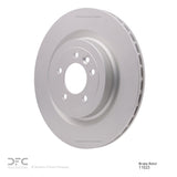 Dynamic Friction 2013-2025 Land Rover Discovery Rear GeoSPEC Coated Rotor (365x25 Vented) by Dynamic Friction Company 604-11023