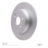 Dynamic Friction 2013-2015 Land Rover LR2 Rear GeoSPEC Coated Rotor (302x11 Solid) by Dynamic Friction Company 604-11024
