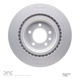 Dynamic Friction 2014-2024 Land Rover Range Rover Sport Rear GeoSPEC Coated Rotor (350x25 Vented) by Dynamic Friction Company 604-11026