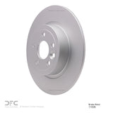 Dynamic Friction 2016-2019 Land Rover Range Rover Evoque Rear GeoSPEC Coated Rotor (317x10 Solid) by Dynamic Friction Company 604-11028
