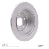 Dynamic Friction 1990-2008 Saab 9-2X Rear GeoSPEC Coated Rotor (265.5x10 Solid) by Dynamic Friction Company 604-13008