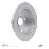 Dynamic Friction 2012-2014 Subaru WRX Rear GeoSPEC Coated Rotor (286x10 Solid) by Dynamic Friction Company 604-13021