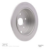 Dynamic Friction 2015-2021 Subaru WRX Rear GeoSPEC Coated Rotor (286x10 Solid) by Dynamic Friction Company 604-13024