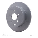 Dynamic Friction 2012-2023 Subaru XV Crosstrek Rear GeoSPEC Coated Rotor (274x10 Solid) by Dynamic Friction Company 604-13025