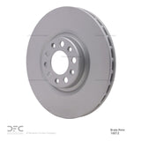 Dynamic Friction 2017-2025 Alfa Romeo Giulia Front GeoSPEC Coated Rotor (330x28 Vented) by Dynamic Friction Company 604-16012