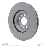 Dynamic Friction 2017-2025 Alfa Romeo Giulia Front GeoSPEC Coated Rotor (330x28 Vented) by Dynamic Friction Company 604-16012