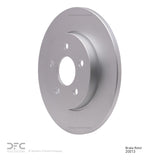 Dynamic Friction 2001-2008 Ford Mondeo (Mexico) Rear GeoSPEC Coated Rotor (280x12 Solid) by Dynamic Friction Company 604-20013