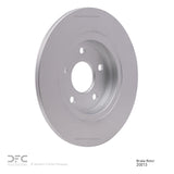Dynamic Friction 2001-2008 Ford Mondeo (Mexico) Rear GeoSPEC Coated Rotor (280x12 Solid) by Dynamic Friction Company 604-20013