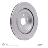 Dynamic Friction 2006-2015 Jaguar XF Rear GeoSPEC Coated Rotor (326x20 Vented) by Dynamic Friction Company 604-20018