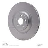 Dynamic Friction 2010-2024 Jaguar XKR Rear GeoSPEC Coated Rotor (376x26 Vented) by Dynamic Friction Company 604-20027
