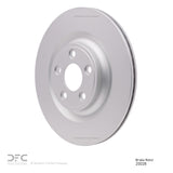 Dynamic Friction 2014-2021 Jaguar XJ Rear GeoSPEC Coated Rotor (325x20 Vented) by Dynamic Friction Company 604-20028