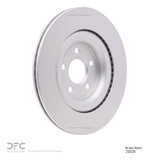 Dynamic Friction 2014-2021 Jaguar XJ Rear GeoSPEC Coated Rotor (325x20 Vented) by Dynamic Friction Company 604-20028