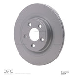 Dynamic Friction 2006-2008 Jaguar S-Type Rear GeoSPEC Coated Rotor (300x20 Vented) by Dynamic Friction Company 604-20029