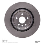Dynamic Friction 2017-2020 Jaguar I-Pace Rear GeoSPEC Coated Rotor (325x20 Vented) by Dynamic Friction Company 604-20034