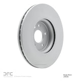Dynamic Friction 2017-2019 Jaguar XE Front GeoSPEC Coated Rotor (316x28 Vented) by Dynamic Friction Company 604-20036