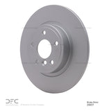 Dynamic Friction 2017-2019 Jaguar XE Rear GeoSPEC Coated Rotor (300x10 Solid) by Dynamic Friction Company 604-20037