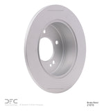 Dynamic Friction 2007-2012 Kia Rondo (Canada) Rear GeoSPEC Coated Rotor (275x10 Solid) by Dynamic Friction Company 604-21010