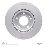 Dynamic Friction 2010-2013 Kia Soul Front GeoSPEC Coated Rotor (280x26 Vented) by Dynamic Friction Company 604-21011
