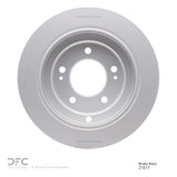 Dynamic Friction 2004-2006 Kia Amanti Rear GeoSPEC Coated Rotor (283x10 Solid) by Dynamic Friction Company 604-21017