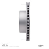 Dynamic Friction 1976-1993 Volvo 244/264/245/DL/240/265/242/262/GLE Front GeoSPEC Coated Rotor (263x22 Vented) by Dynamic Friction Company 604-27005