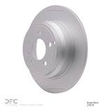 Dynamic Friction 1996-2004 Volvo V70/850/C70/S70 Rear GeoSPEC Coated Rotor (295x9.6 Solid) by Dynamic Friction Company 604-27019