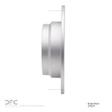 Dynamic Friction 1996-2004 Volvo V70/850/C70/S70 Rear GeoSPEC Coated Rotor (295x9.6 Solid) by Dynamic Friction Company 604-27019