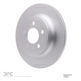 Dynamic Friction 1999-2009 Volvo XC70/S80/V70/S60 Rear GeoSPEC Coated Rotor (288x12 Solid) by Dynamic Friction Company 604-27024